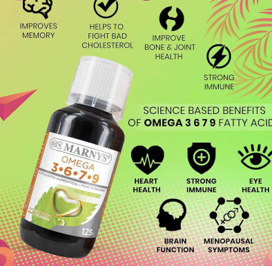 Marnys Marnys Omega 3-6-7-9 Liquid 125 mL - Image 2