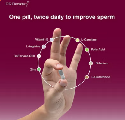 profertil PROfertil® Male Fertility Supplement - 60 Capsules - Image 3