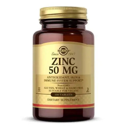 Solgar Zinc 50mg tablets 100s Solgar