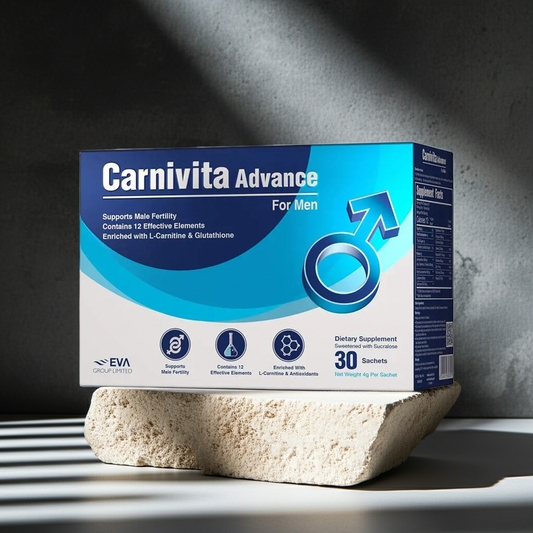 Eva Pharma Carnivita Advance Oral Powder Sachets For Men, Pack of 30's Eva Pharma