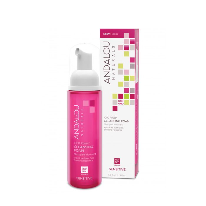 Andalou Naturals 1000 Roses Cleansing Foam - 163 ml Andalou Naturals