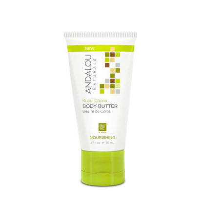 Andalou Naturals Kukui Cocoa Nourishing Body Butter - 50ml Andalou Naturals