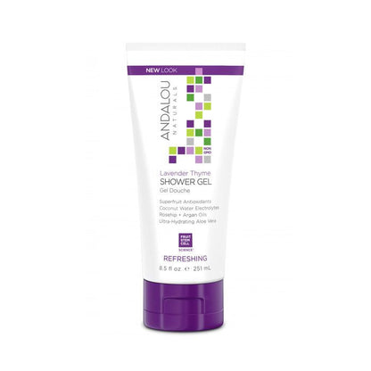 Andalou Naturals Lavender Thyme Refreshing Shower Gel - 251ml Andalou Naturals