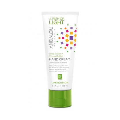 Andalou Naturals Lime Blossom Hand Cream - 100 ml Andalou Naturals