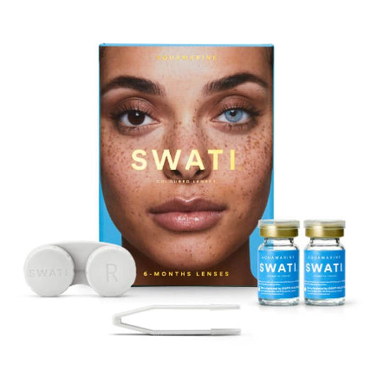 Swati Contact Lens Aquamarine 6 Months Swati