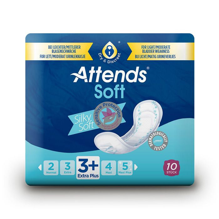 Attends Soft 3 Extra Plus 10's Incontinence Adult Diapers Attends