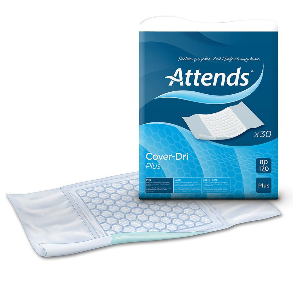 Attends Cover Dri 80X170 Plus 30's Incontinence Adult Diapers Attends