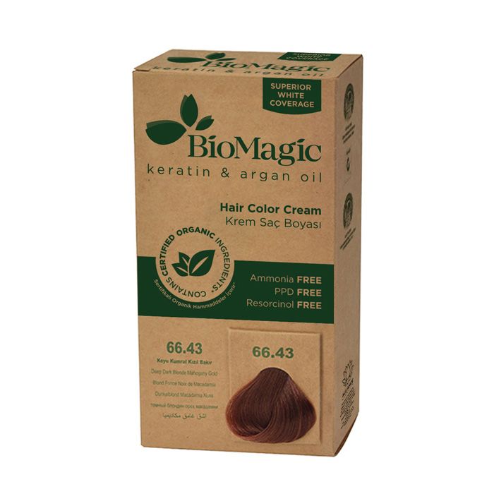 BioMagic Hair Color - 66.43 Deep Dark Blonde M Gold BioMagic