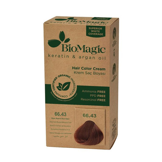 BioMagic Hair Color - 66.43 Deep Dark Blonde M Gold BioMagic