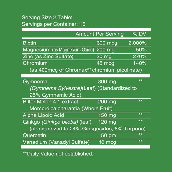 Nutritionl Blood Sugar Balance Tablets 30's Nutritionl