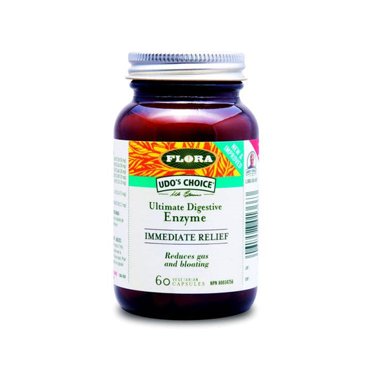 Flora Ultimate Digestive Immediate Relief Enzymes 60's Flora