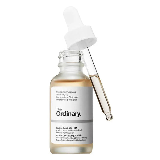 The Ordinary Lactic Acid 5% & Hyaluronic Acid Water Based Exfoliating Peeling Solution 30ml The Ordinary