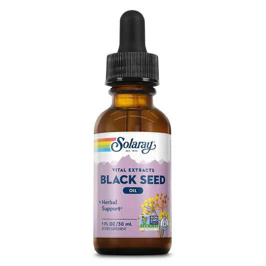 Solaray Cold Pressed Black Seed 7% Thymoquinone Oil 30ml Solaray