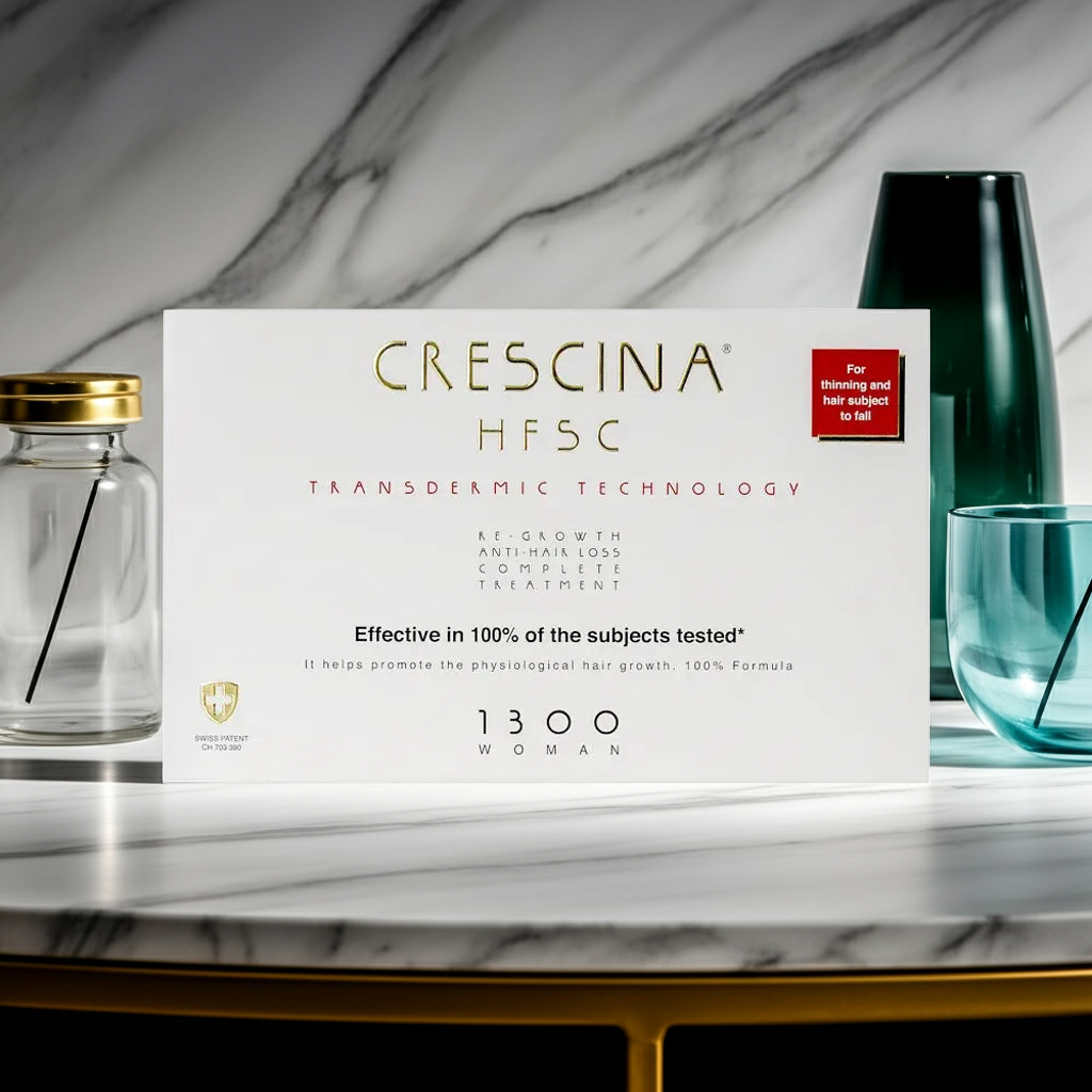 Crescina Crescina HFSC Transdermic 1300 – Advanced Hair Regrowth Vials for Women (20 Vials) - Image 1
