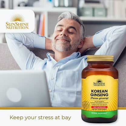 Sunshine Sunshine Nutrition Korean Ginseng 100 Capsules - Image 3