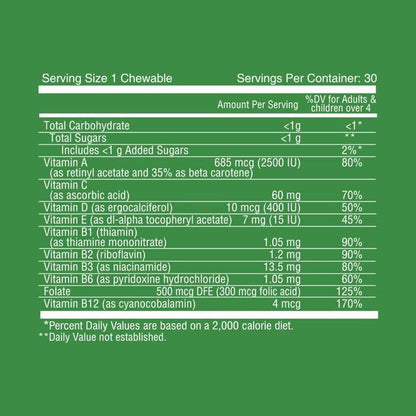 Nutritionl Vitamin Animals Kids Chew Tabs 30's Nutritionl