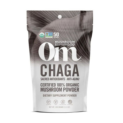 Om Chaga Organic Mushroom Powder 100g OM