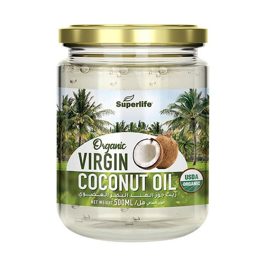 Superlife Organic virgin Coconut Oil - 500 ml Superlife