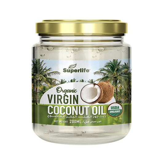 Superlife Organic virgin Coconut Oil - 200ml Superlife