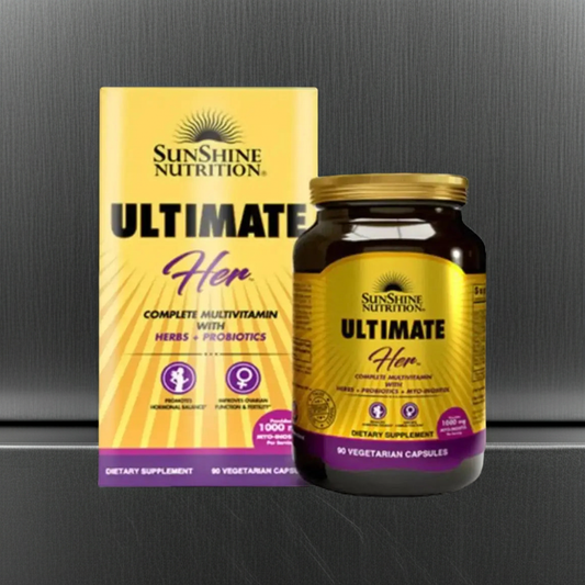 SUNSHINE NUTRITION ULTIMATE HER MULTIVITAMIN CAP 90s Sunshine Nutrition